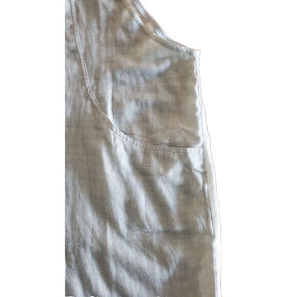 Hatch maternity Overall Shorts size 2 Medium Lightweight Lt Blue Summer Cotton - Picture 6 of 12